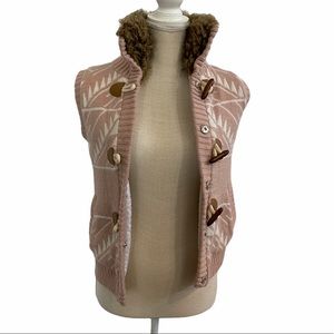 Pink Republic Girl's Sherpa Lined Sweater Vest